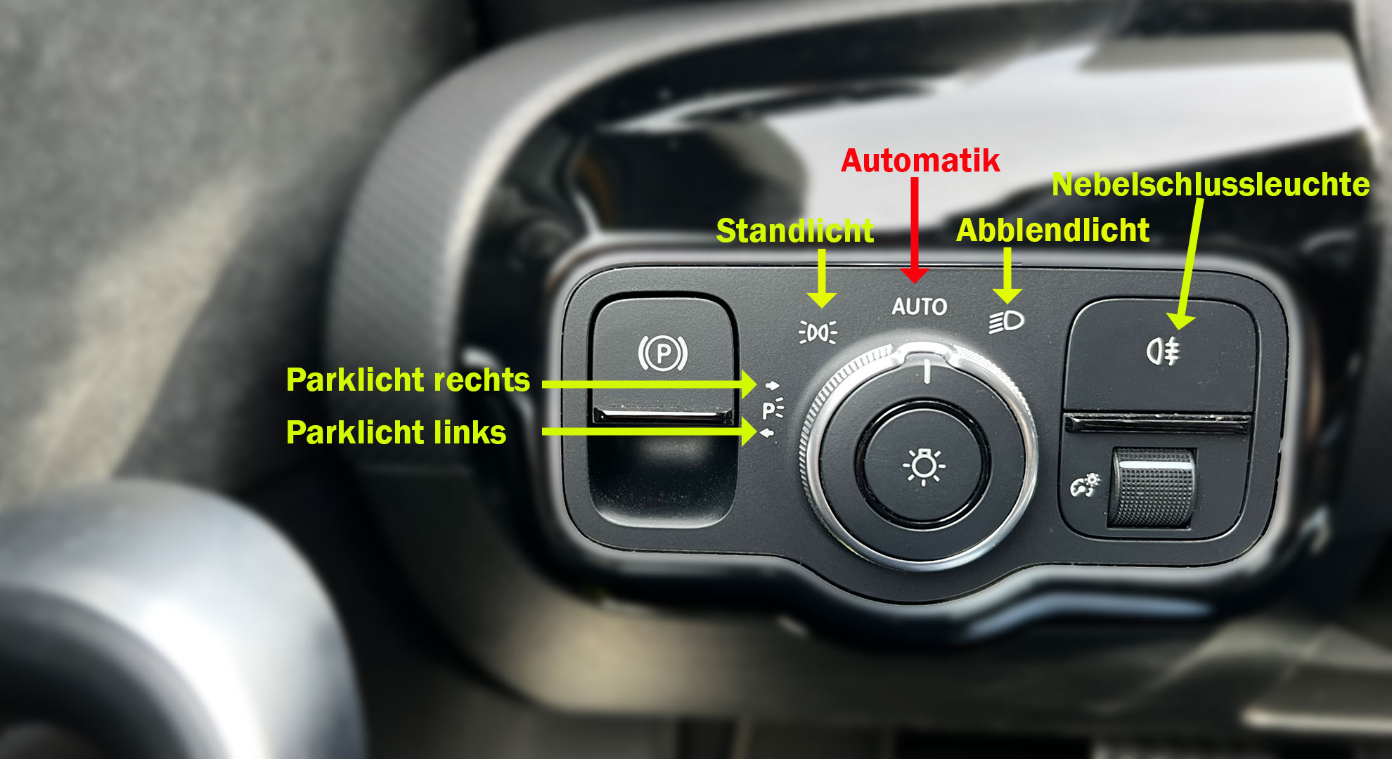 Lichtschalter - Schalterstellungen